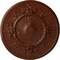 Ekena Millwork Flower Ceiling Medallion (Fits Canopies up to 3 7/8"), 27"OD x 1 1/8"P, Burnished Mahogany Crackle CM27FLBMC - alternate 1